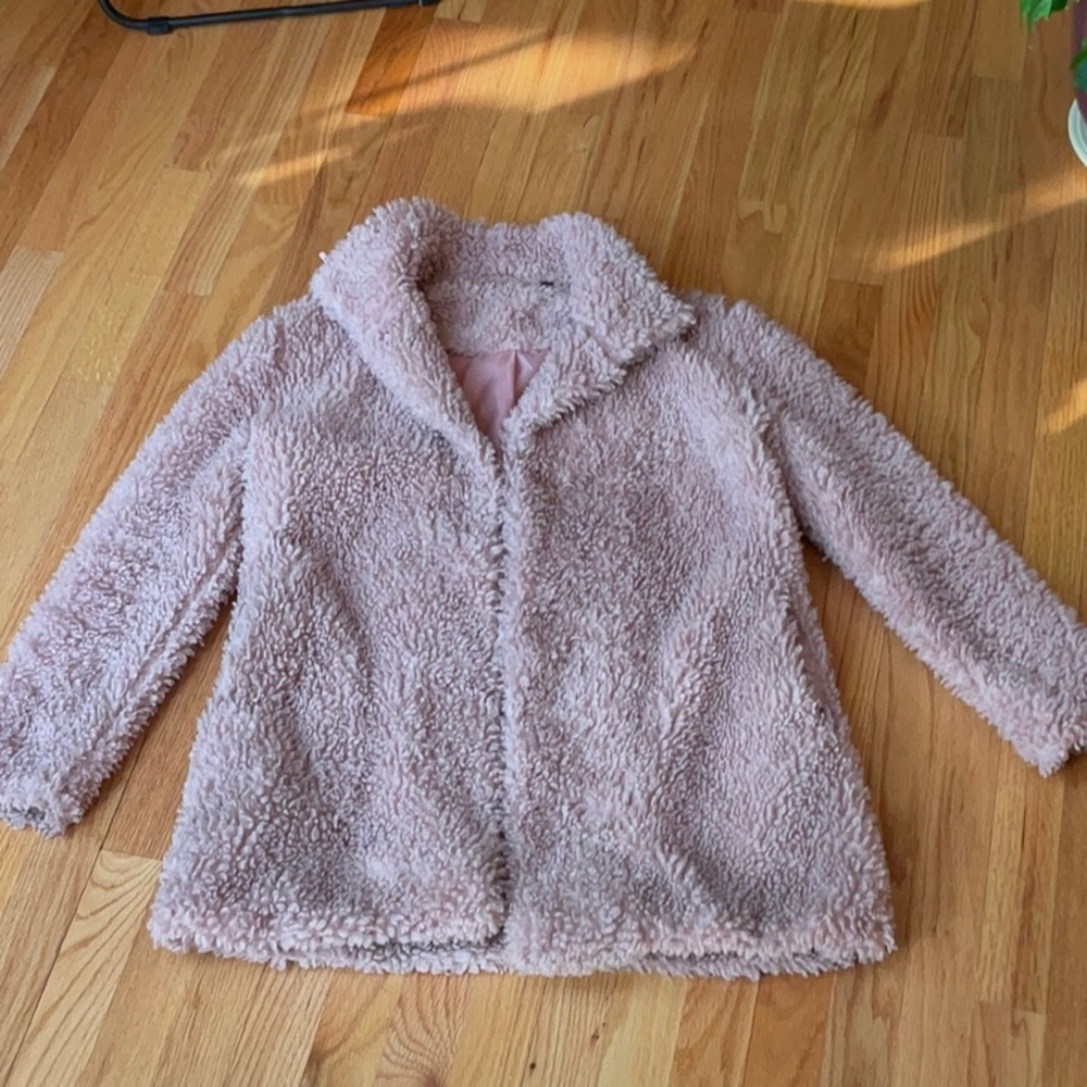 Pink Teddy Bear coat